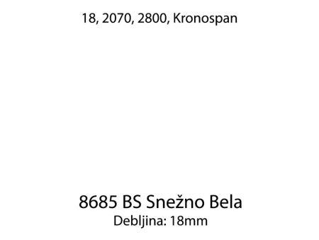 8685 bs snezno bela